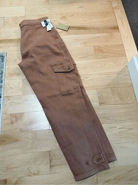 Wilfred Rust Brown Cargo Flare Pants